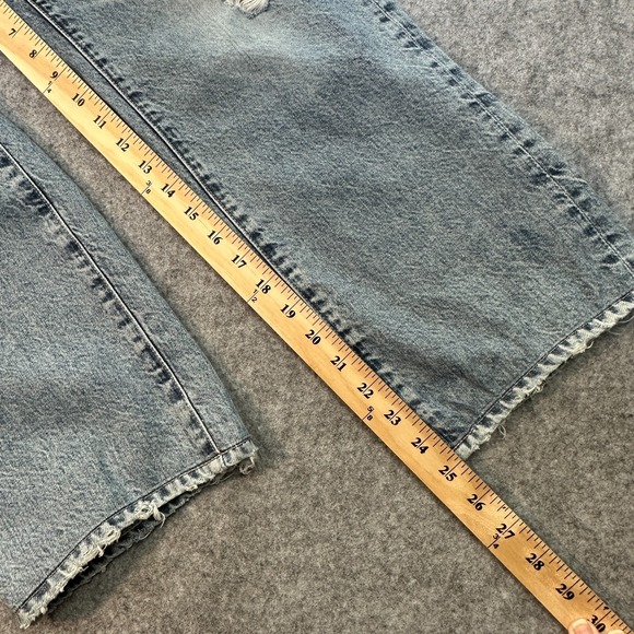 Adriano Goldschmied AG Alexxis Straight Jeans Womens 28 R Distressed High Rise - Picture 7 of 14